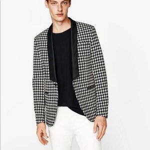 Zara Man Houndstooth men’s Blazer Size 36